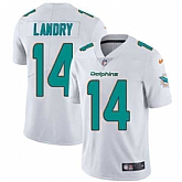 Nike Miami Dolphins #14 Jarvis Landry White NFL Vapor Untouchable Limited Jersey,baseball caps,new era cap wholesale,wholesale hats